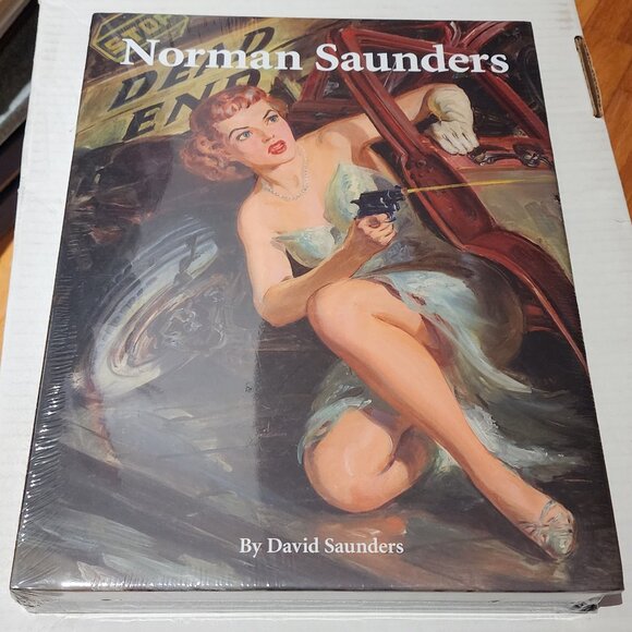 NORMAN SAUNDERS By David Saunders Art Book - Picture 1 of 5
